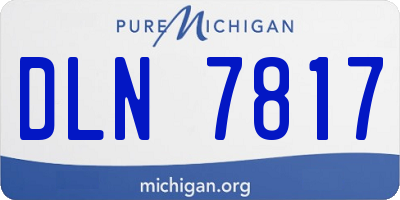MI license plate DLN7817