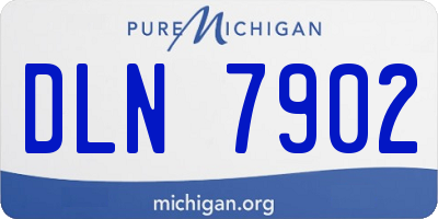 MI license plate DLN7902