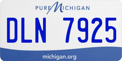 MI license plate DLN7925