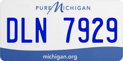 MI license plate DLN7929