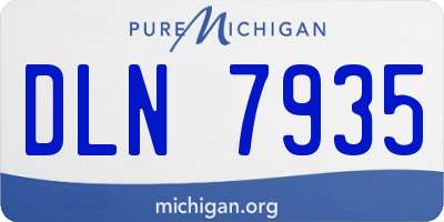 MI license plate DLN7935