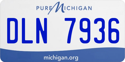 MI license plate DLN7936