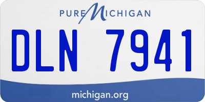 MI license plate DLN7941