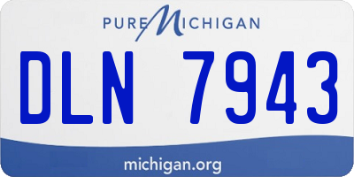 MI license plate DLN7943