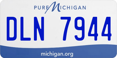 MI license plate DLN7944