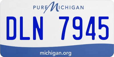 MI license plate DLN7945