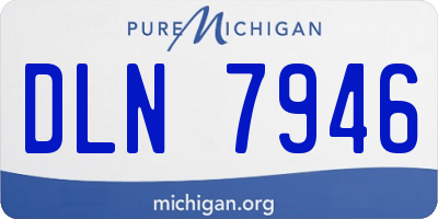 MI license plate DLN7946