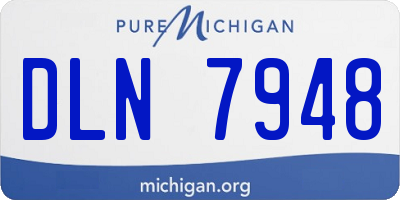 MI license plate DLN7948