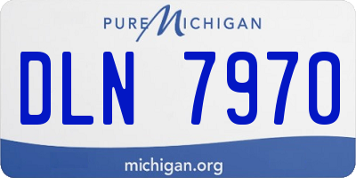 MI license plate DLN7970
