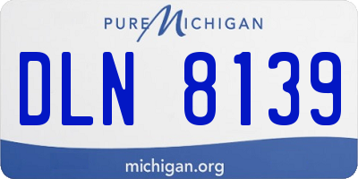 MI license plate DLN8139