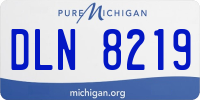 MI license plate DLN8219