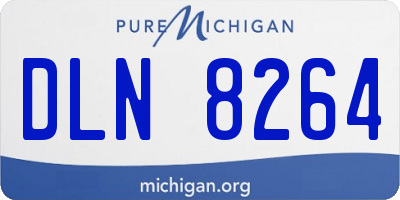 MI license plate DLN8264