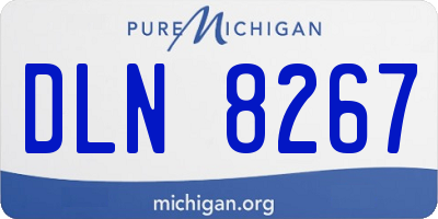 MI license plate DLN8267