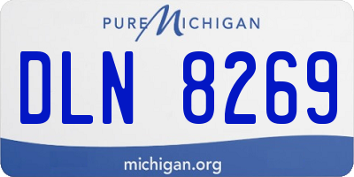 MI license plate DLN8269