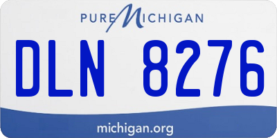 MI license plate DLN8276