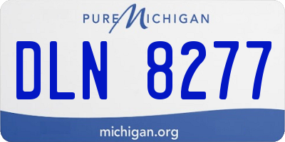 MI license plate DLN8277