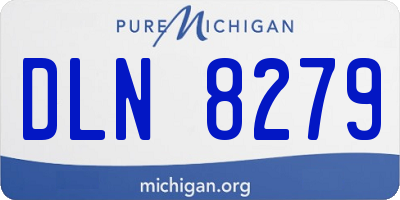 MI license plate DLN8279