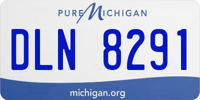 MI license plate DLN8291