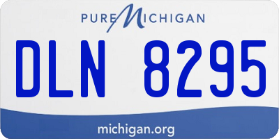 MI license plate DLN8295