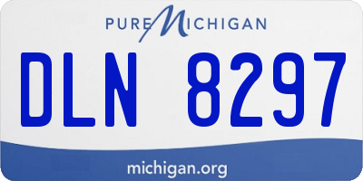 MI license plate DLN8297