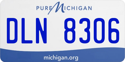 MI license plate DLN8306