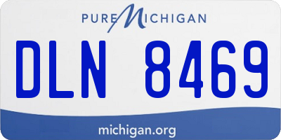 MI license plate DLN8469