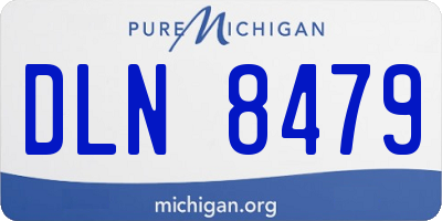 MI license plate DLN8479