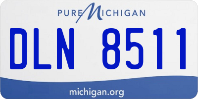 MI license plate DLN8511