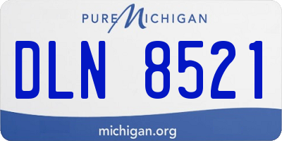 MI license plate DLN8521