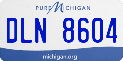 MI license plate DLN8604