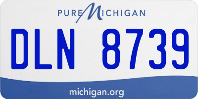 MI license plate DLN8739