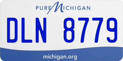 MI license plate DLN8779
