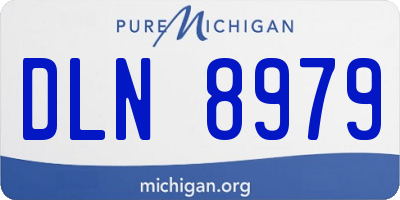 MI license plate DLN8979