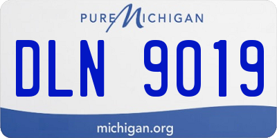 MI license plate DLN9019