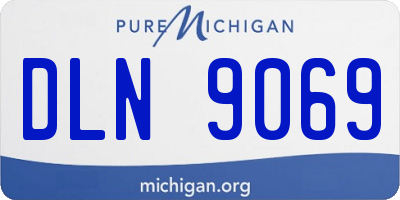 MI license plate DLN9069