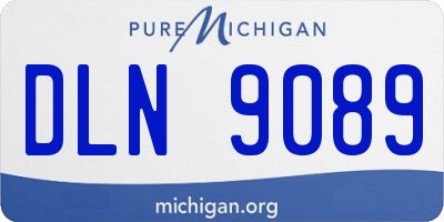 MI license plate DLN9089