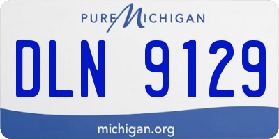 MI license plate DLN9129