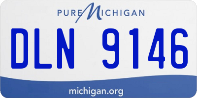 MI license plate DLN9146