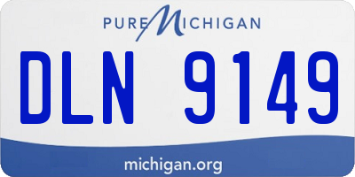 MI license plate DLN9149