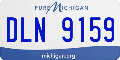 MI license plate DLN9159