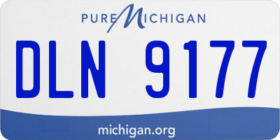 MI license plate DLN9177