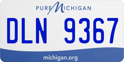 MI license plate DLN9367