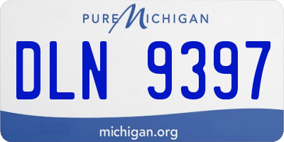 MI license plate DLN9397