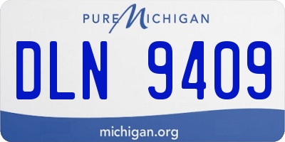 MI license plate DLN9409