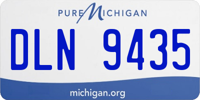 MI license plate DLN9435