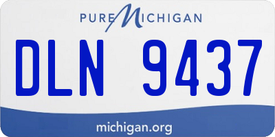 MI license plate DLN9437