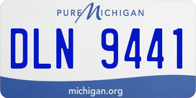 MI license plate DLN9441