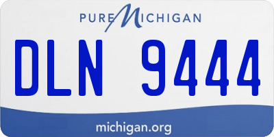 MI license plate DLN9444