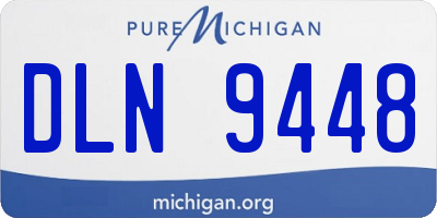 MI license plate DLN9448