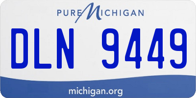 MI license plate DLN9449